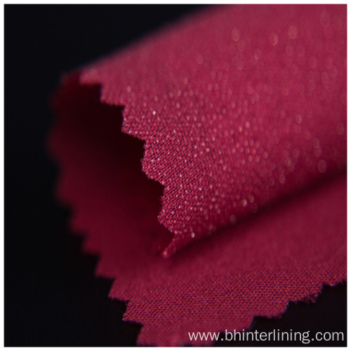 Enzyme washing polyester woven fusible interlining for dress